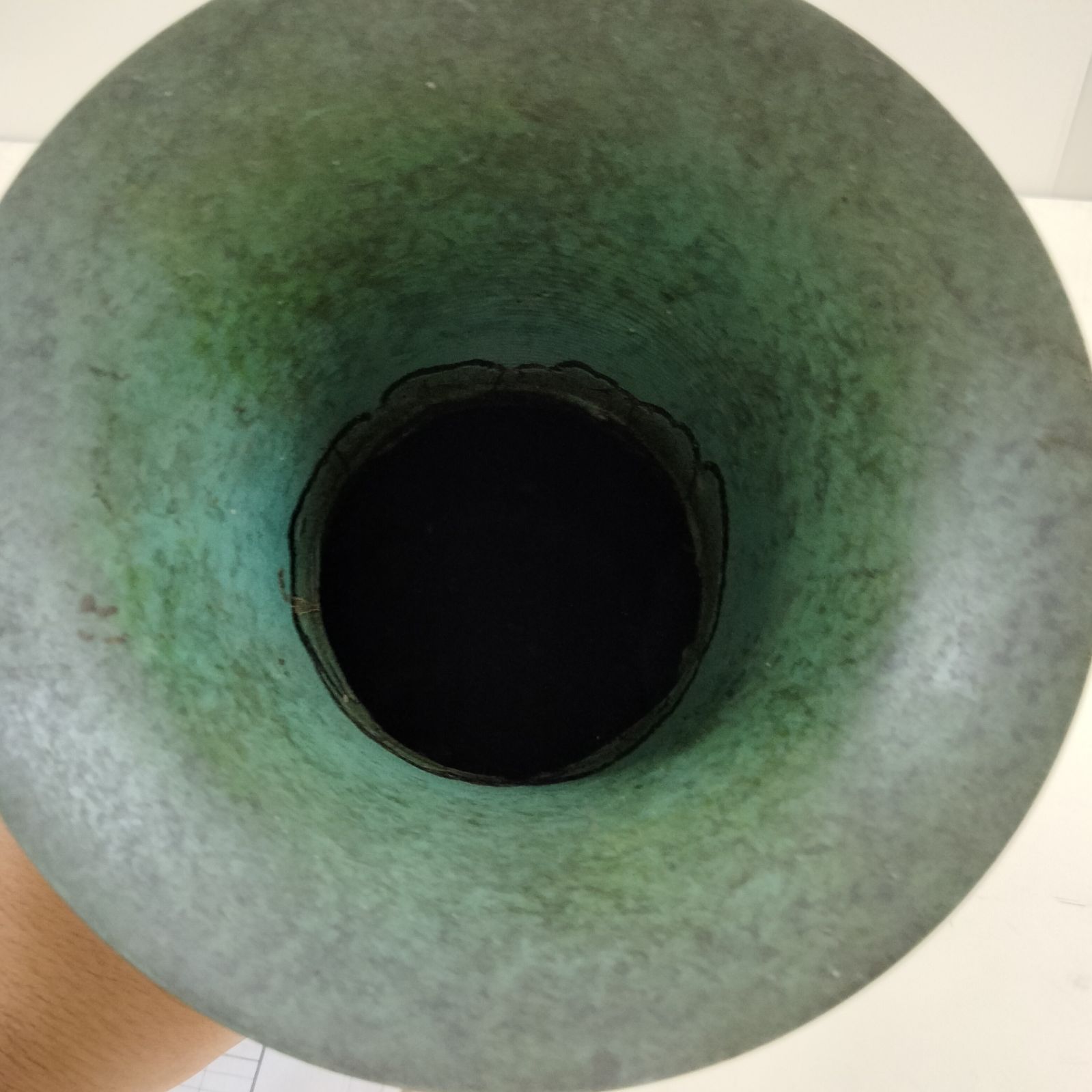 高岡銅器、蓮型筆洗い月真銘 高岡銅器、蓮型筆洗い月真銘 工芸品