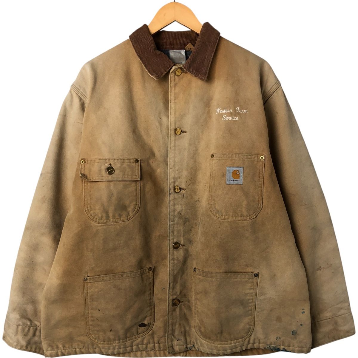 古着 80~90年代 カーハート Carhartt ミシガンチョアコート ダック