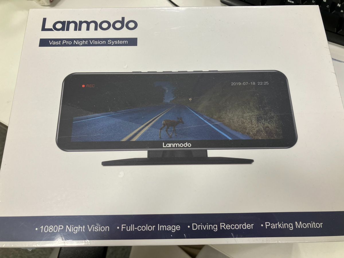 ドラレコ付き車上暗視モニター「Lanmodo NVS Vast Pro」 販売済み