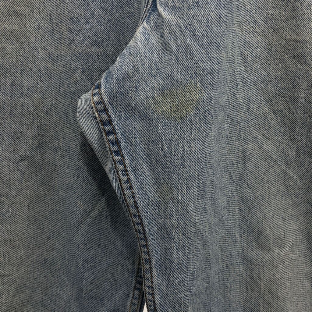 90年代 USA製 Levi's リーバイス 555 ストレート デニムパンツ ボトムス アメカジ 大きいサイズ ブルー (メンズ 36×34) 中古  古着 P6680