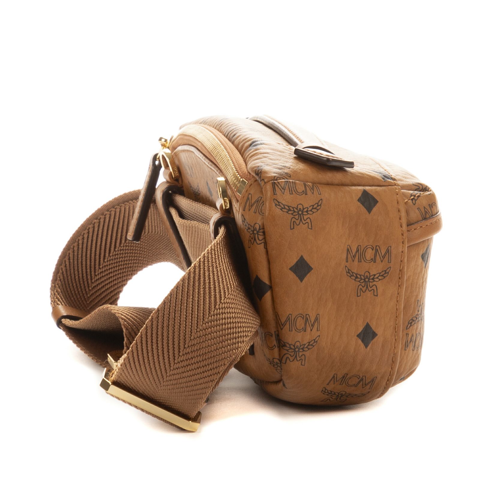 MCM エムシーエム ベルトメンズ 美品】MCM エムシーエム ボディバッグ