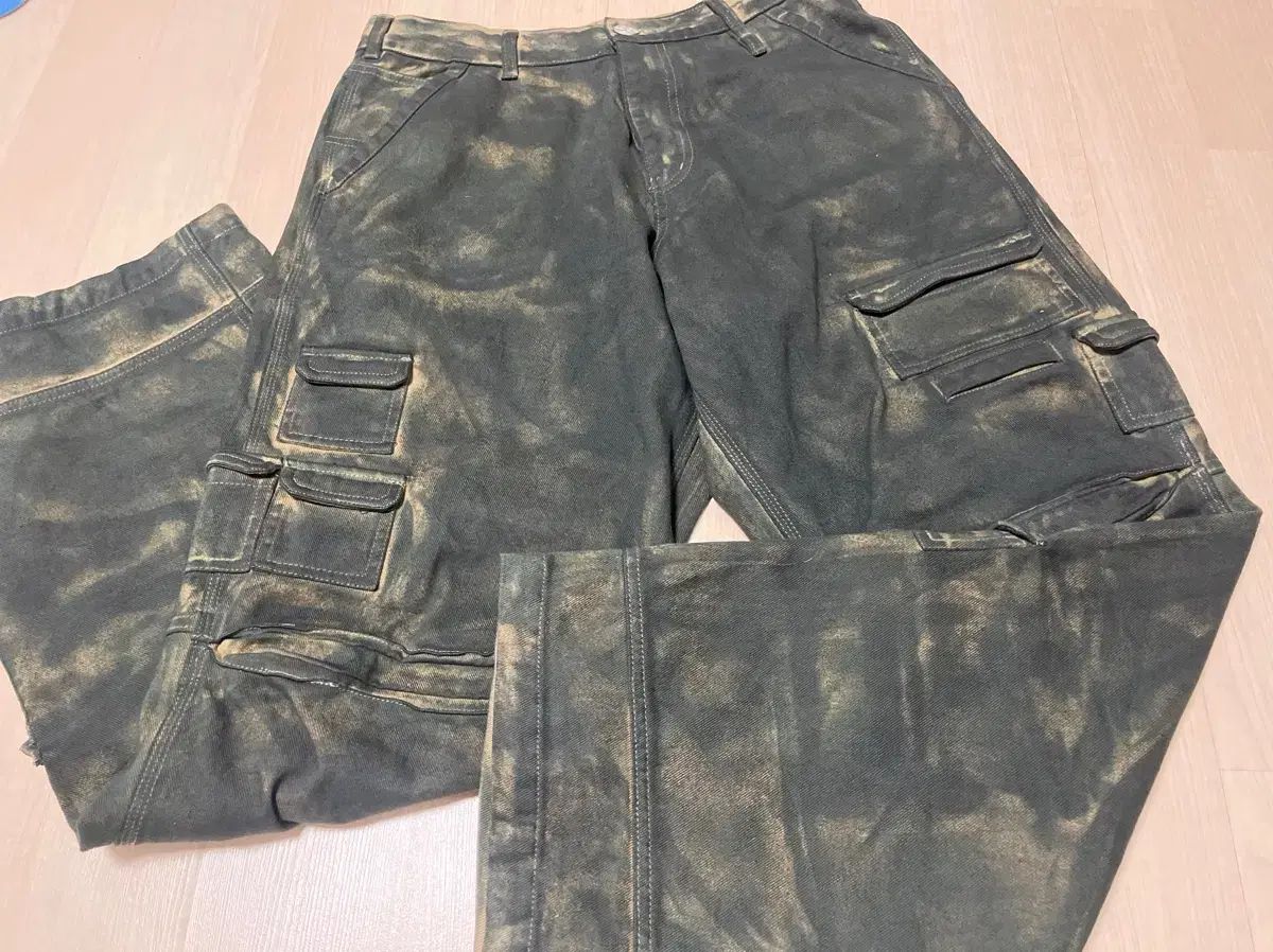 ノーマニュアル PAINTED CARGO PANTS ペインテッド カーゴ パンツ -