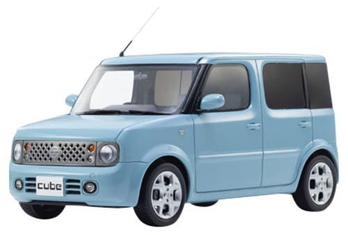 samurai 1/18 日産 キューブ エアブルー 完成品 