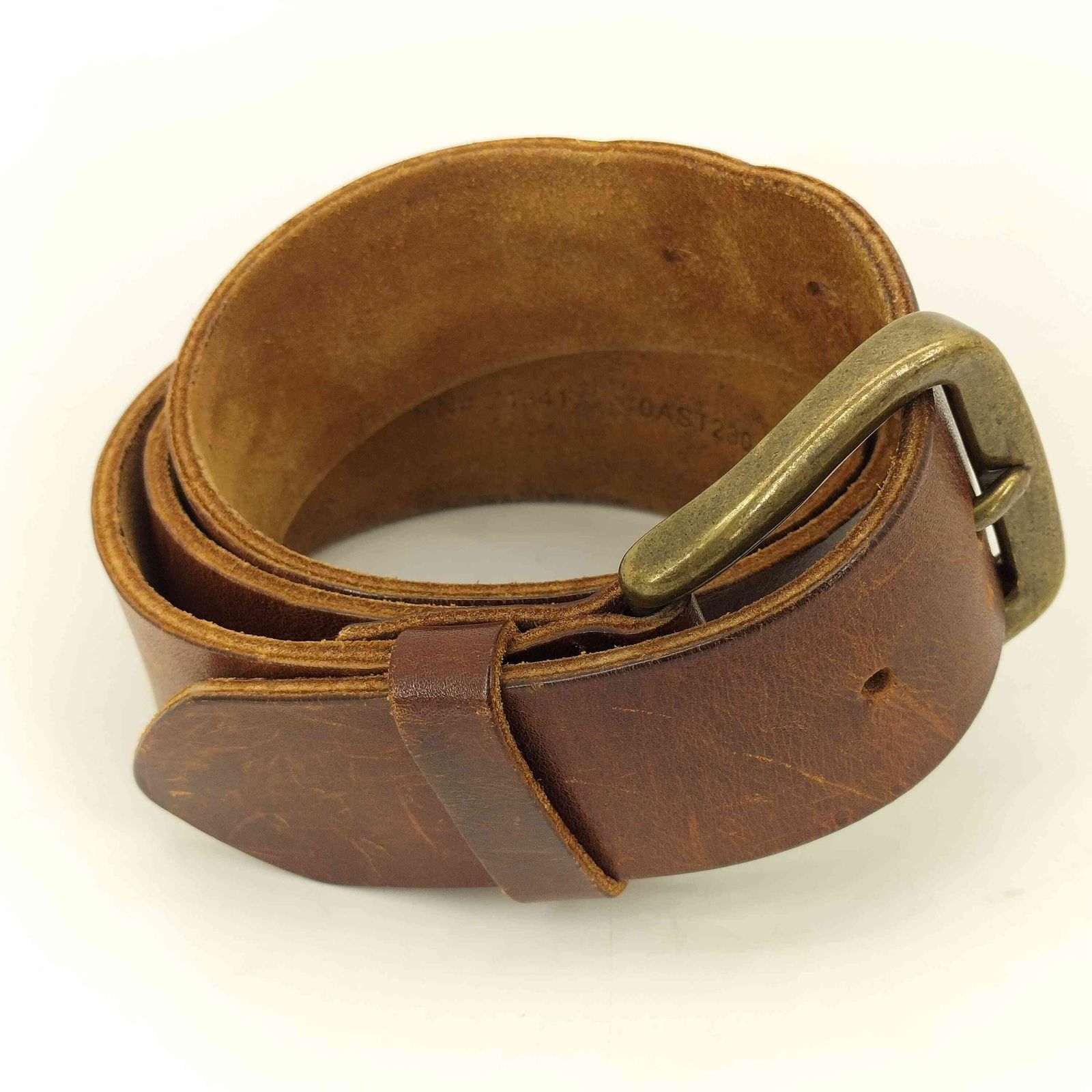エルエルビーン☆ベルト☆アメリカ製 エルエルビーン L.L.Bean トルコ製 レザーベルト メンズ 32/80