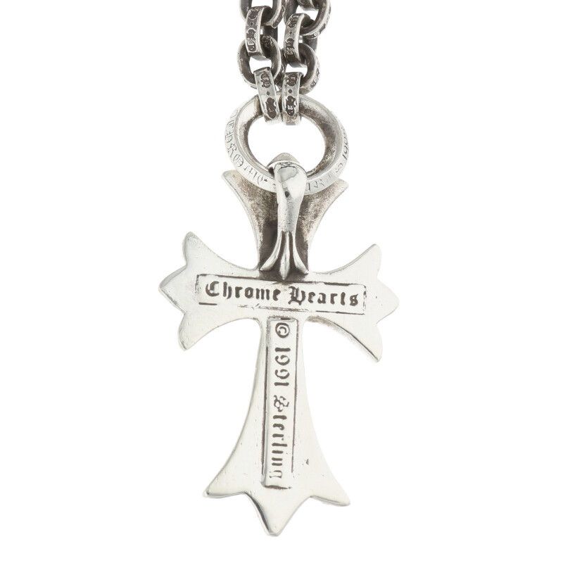 クロムハーツ スモールCHクロス ペーパーチェーン 18インチ ネックレス