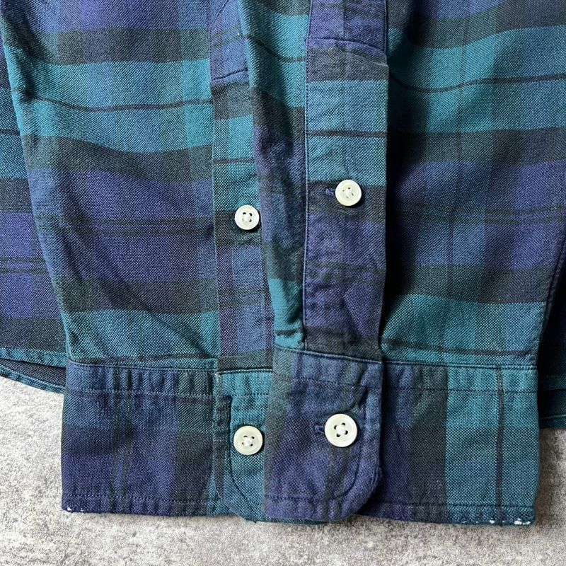 BIG SHIRT 90s RALPH LAUREN ブラックウォッチ チェック 長袖 コットン