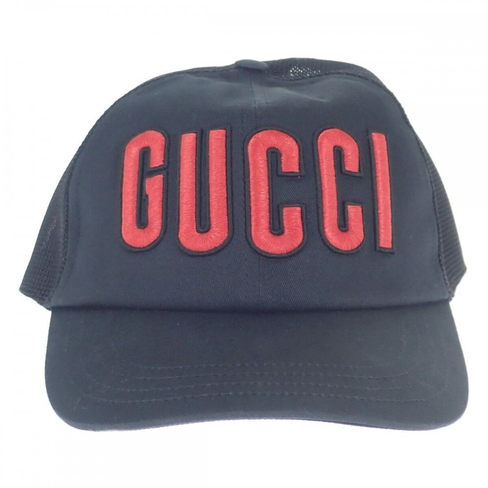 中古】【Aランク】グッチ GUCCI パッチ付きベースボール 701324 4HAOY 1060 キャップ コットン ブラック  メンズレディース【ISEYA】 - メルカリ