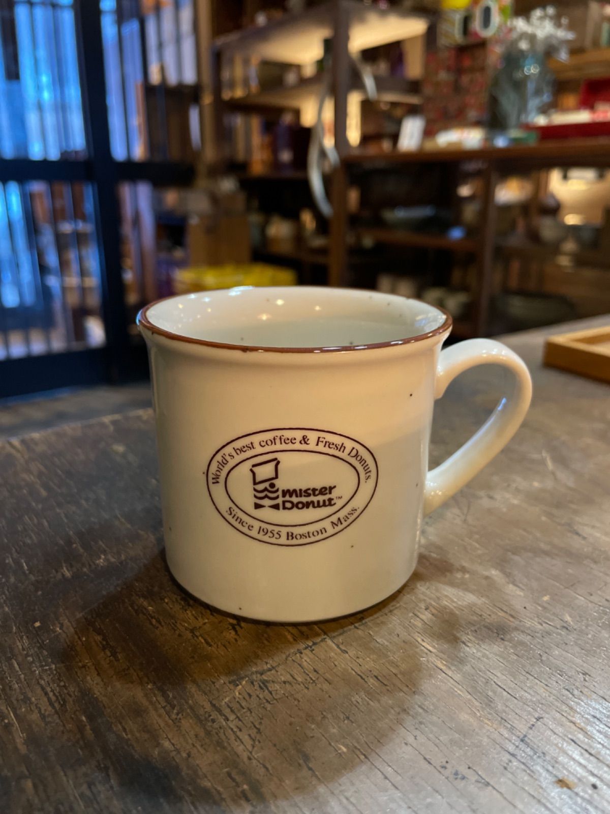 ミスタードーナツカップ　昭和レトロUSA ミスタードーナツカップ 昭和レトロUSA 激レア・1982年】Mister Donut