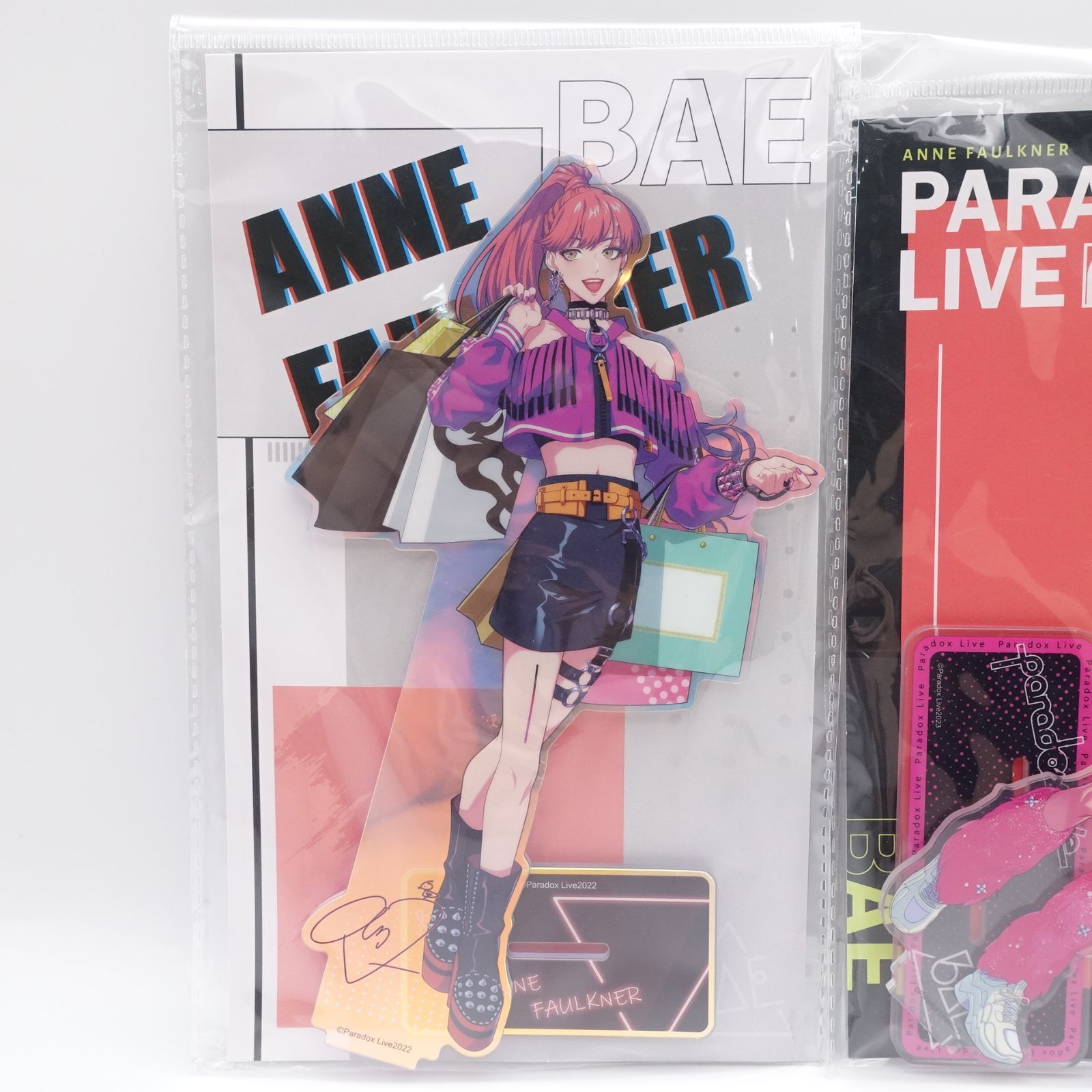 パラライ アン・フォークナー アクリルスタンド 中国限定 2点セット Paradox Live 3rd Anniversary アクスタ 未開封