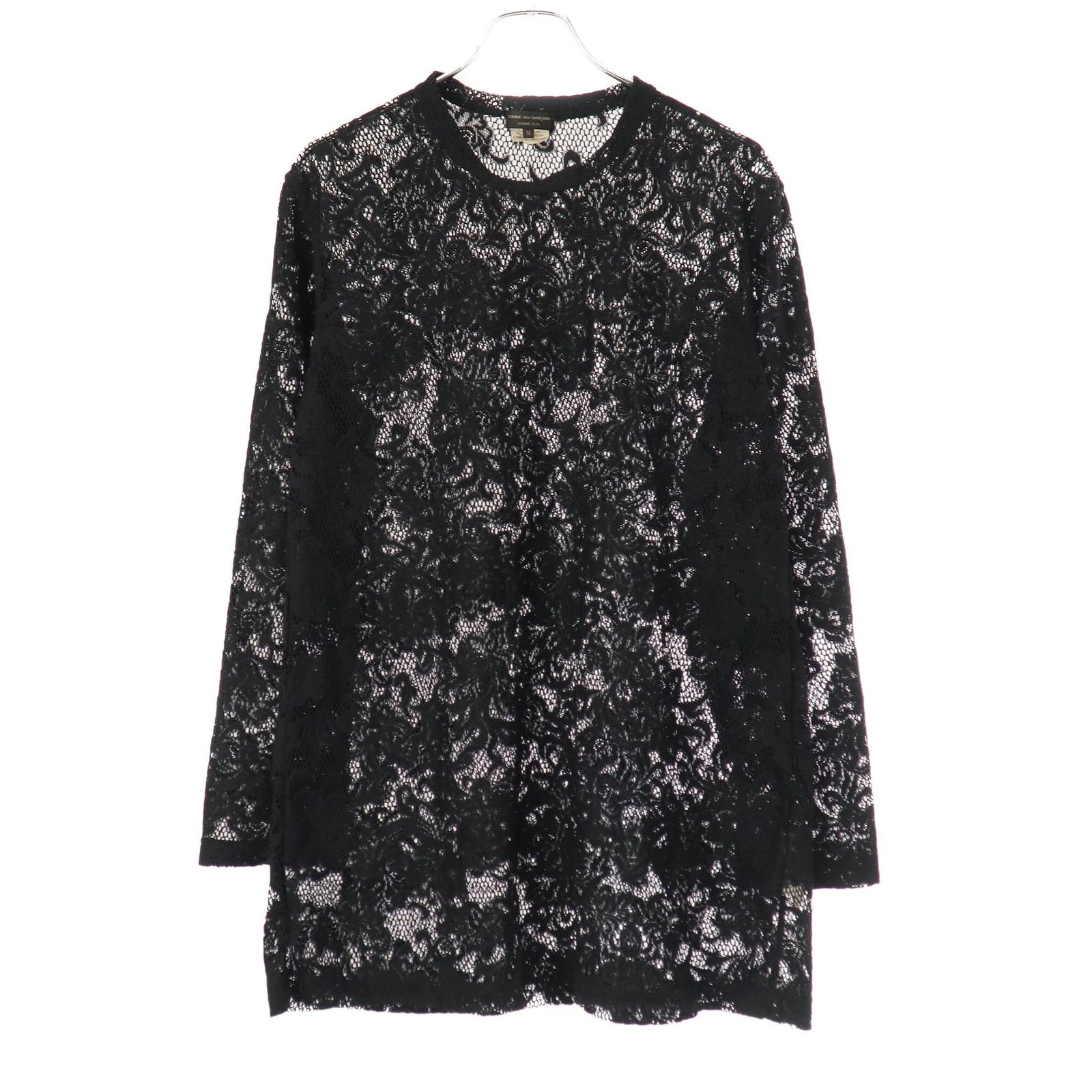 希少品 コムデギャルソン オム プリュス 黒 変形デザイン カットソー コムデギャルソンオムプリュス デザインカットソー 希少品