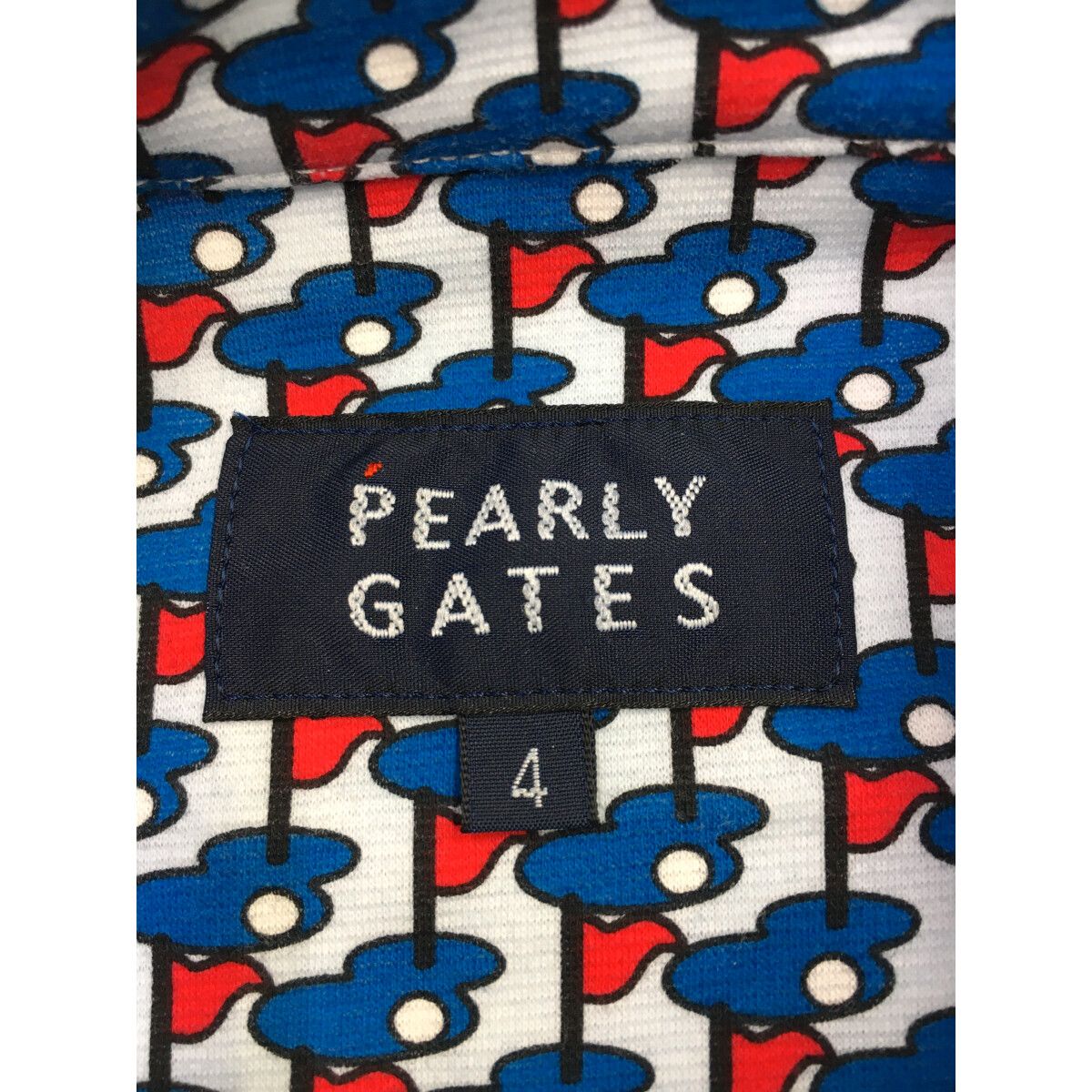 ［美品］パーリーゲイツ｜メンズ｜サイズ4（M相当）｜ポロシャツ｜グリーン｜ 中古 メンズ パーリーゲイツ PEARLY GATES 半袖ポロシャツ 5(L