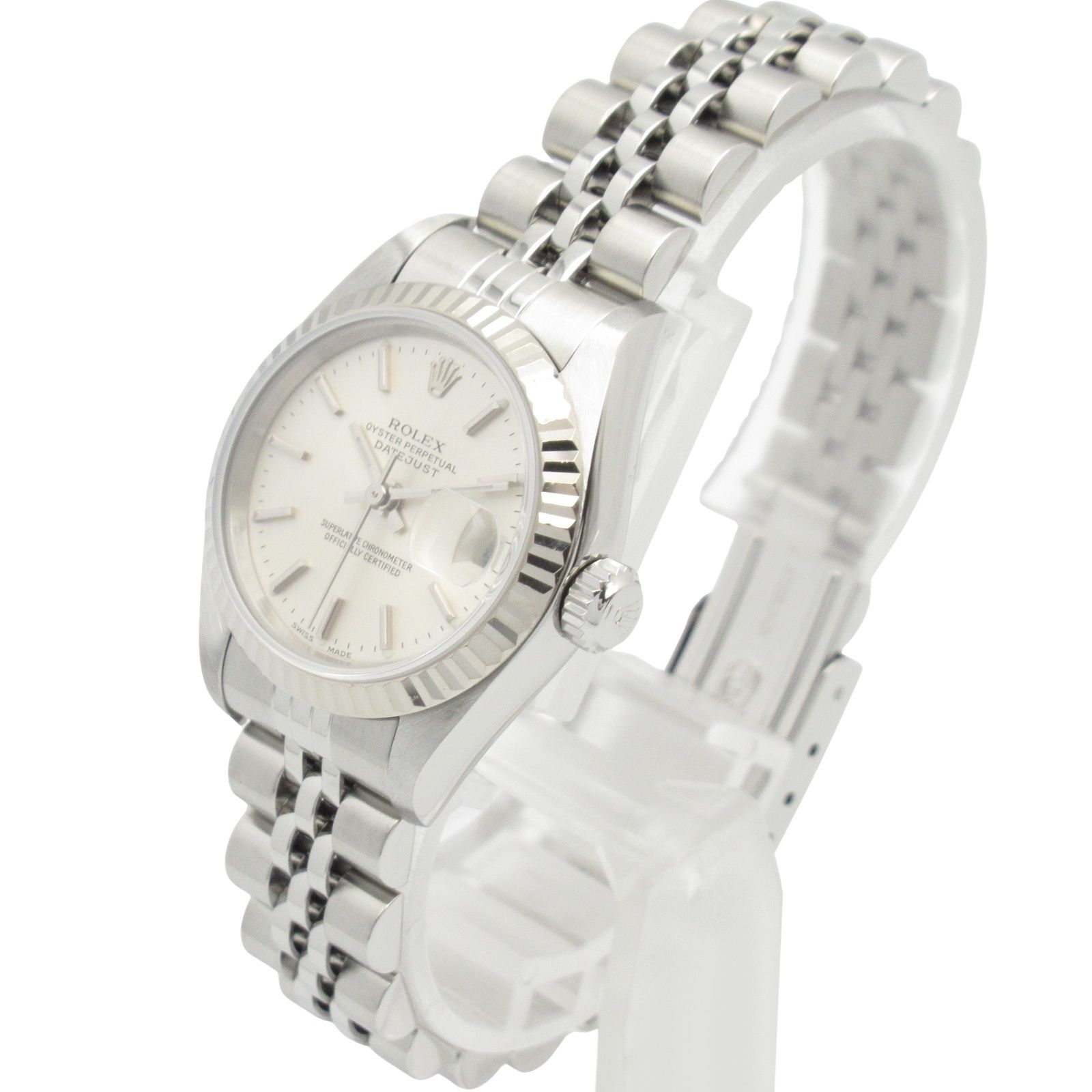 ロレックス ROLEX 腕時計 デイトジャスト P番 79174 SIL/BA K18WG  