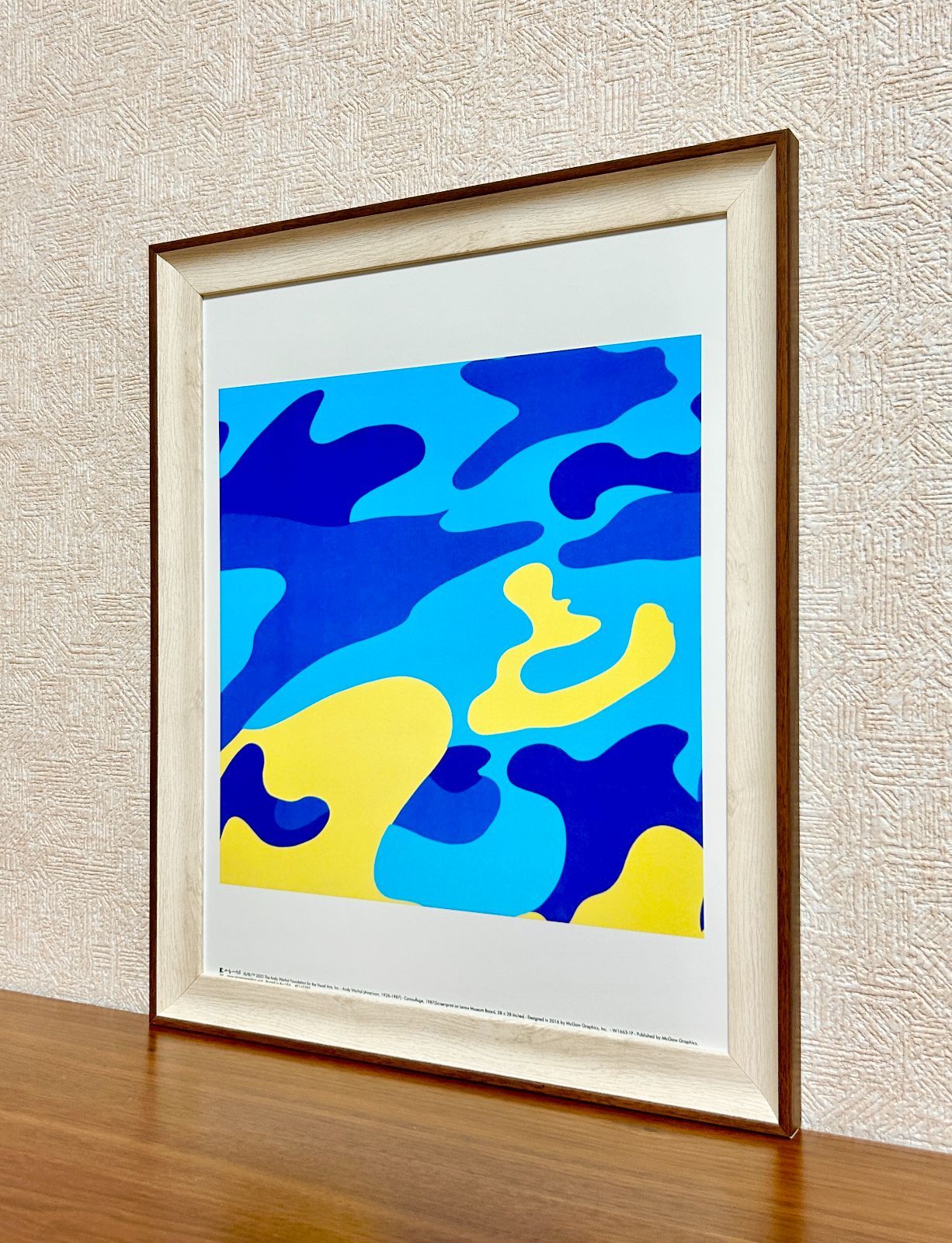 新品☆額縁付アートポスター(BRUCE MCGAW GRAPHICS)☆アンディ