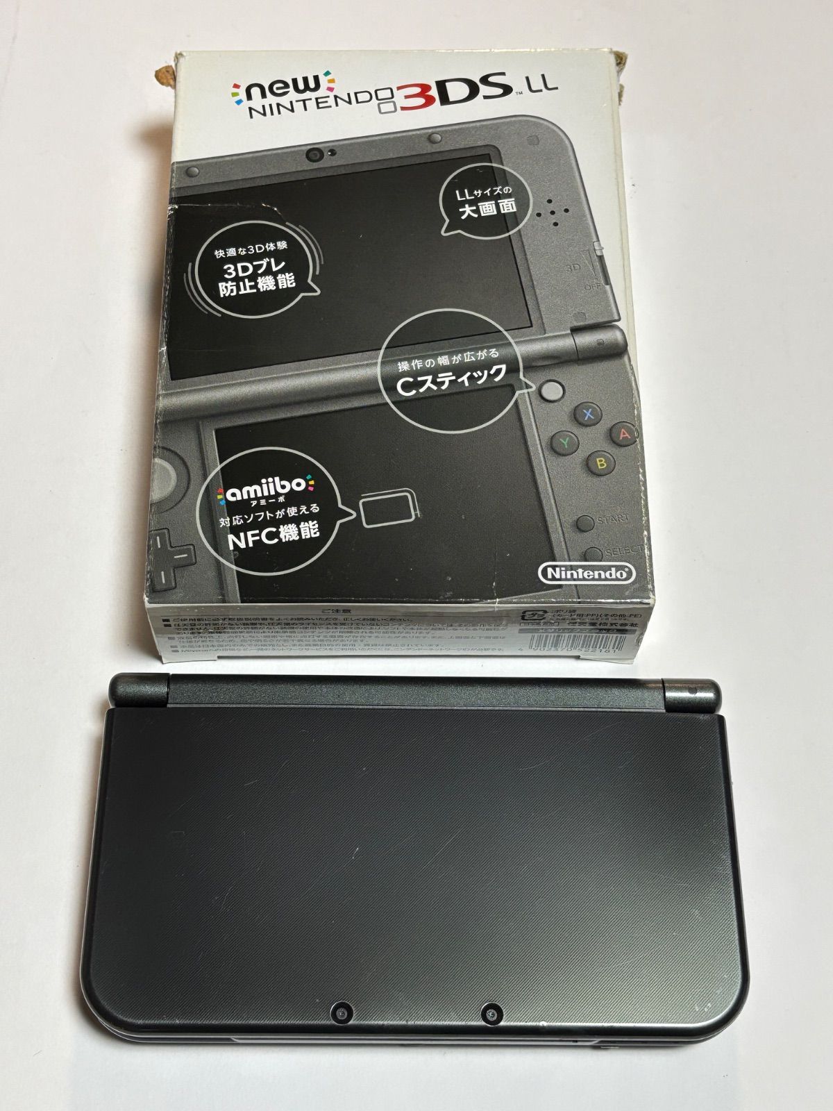 New Nintendo 3DS LL 本体 RED-001 メタリックブラック ジャンク
