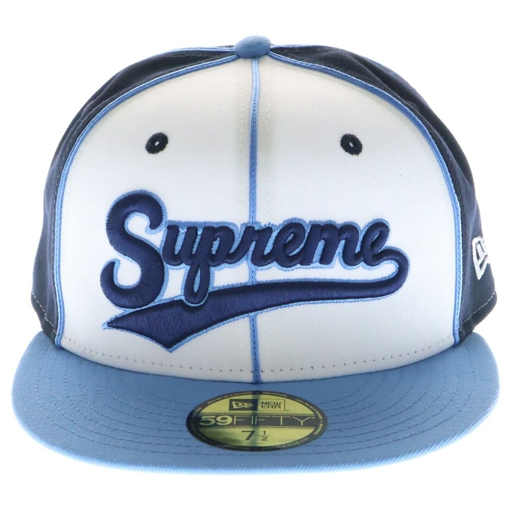⚠️1回使用品⚠️ シュプリーム　ベースボールキャップ　帽子　キャップ　ニューエラ SUPREME (シュプリーム) 25SS ×NEW ERA Piping Script Logo