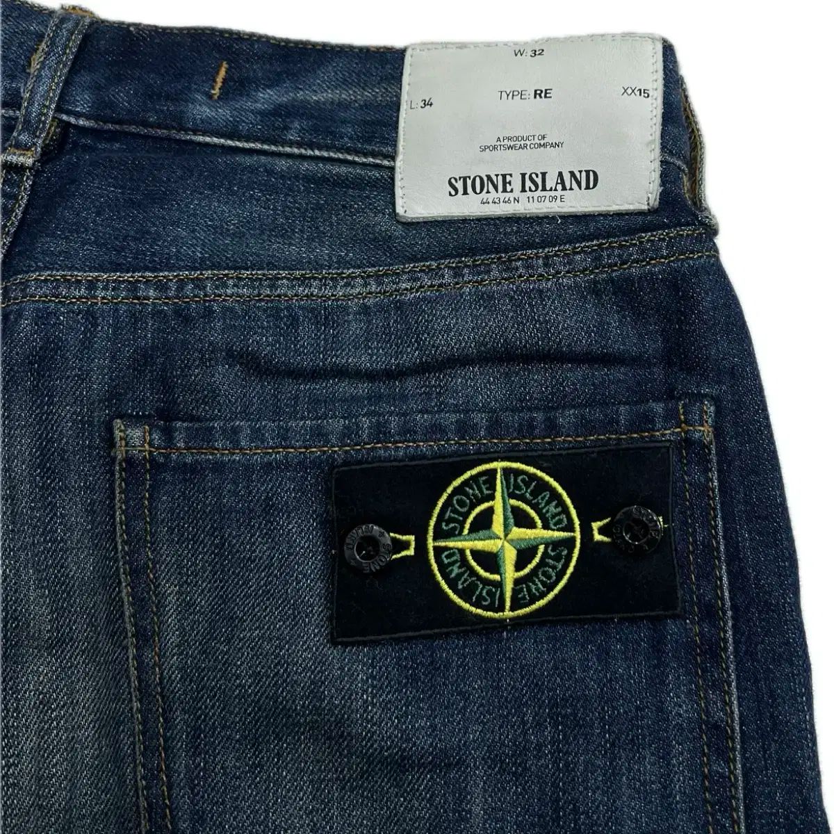 STONE ISLAND(ストーンアイランド) デニム パンツ 32 - メルカリ