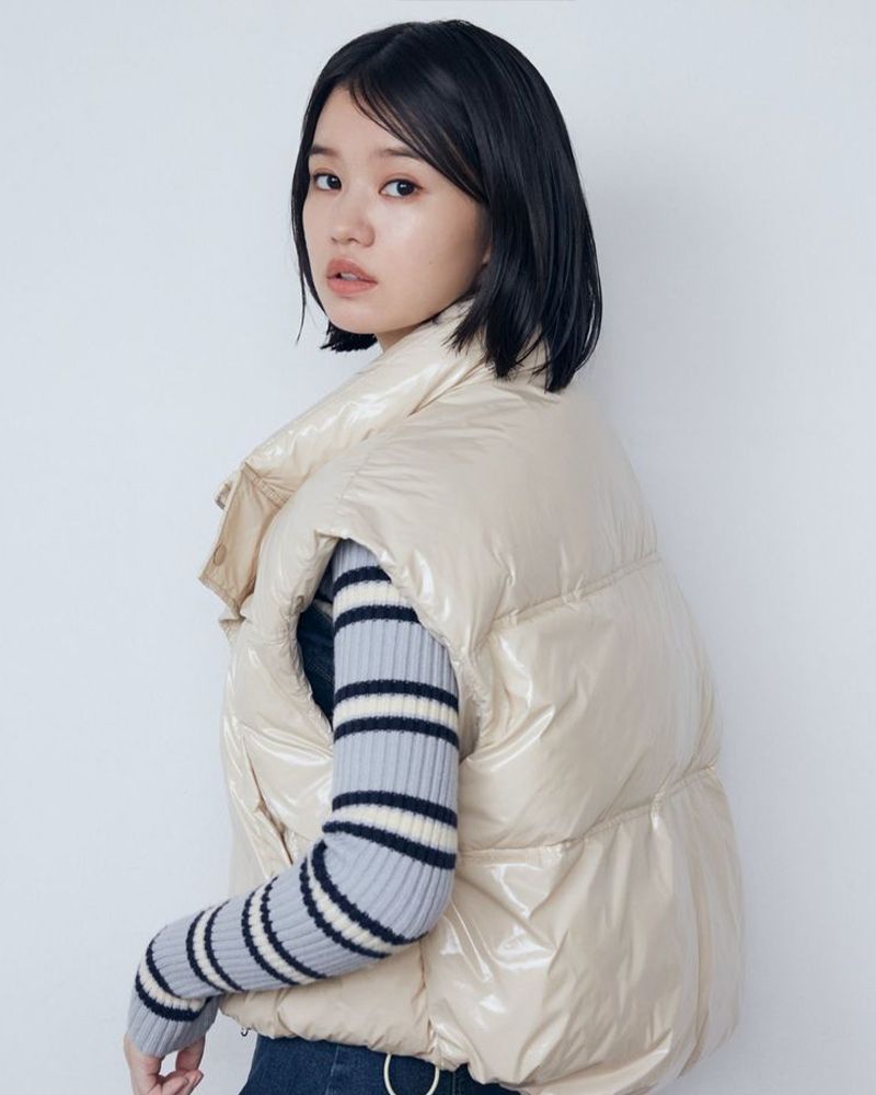 コンパクトパッファーダウンベスト