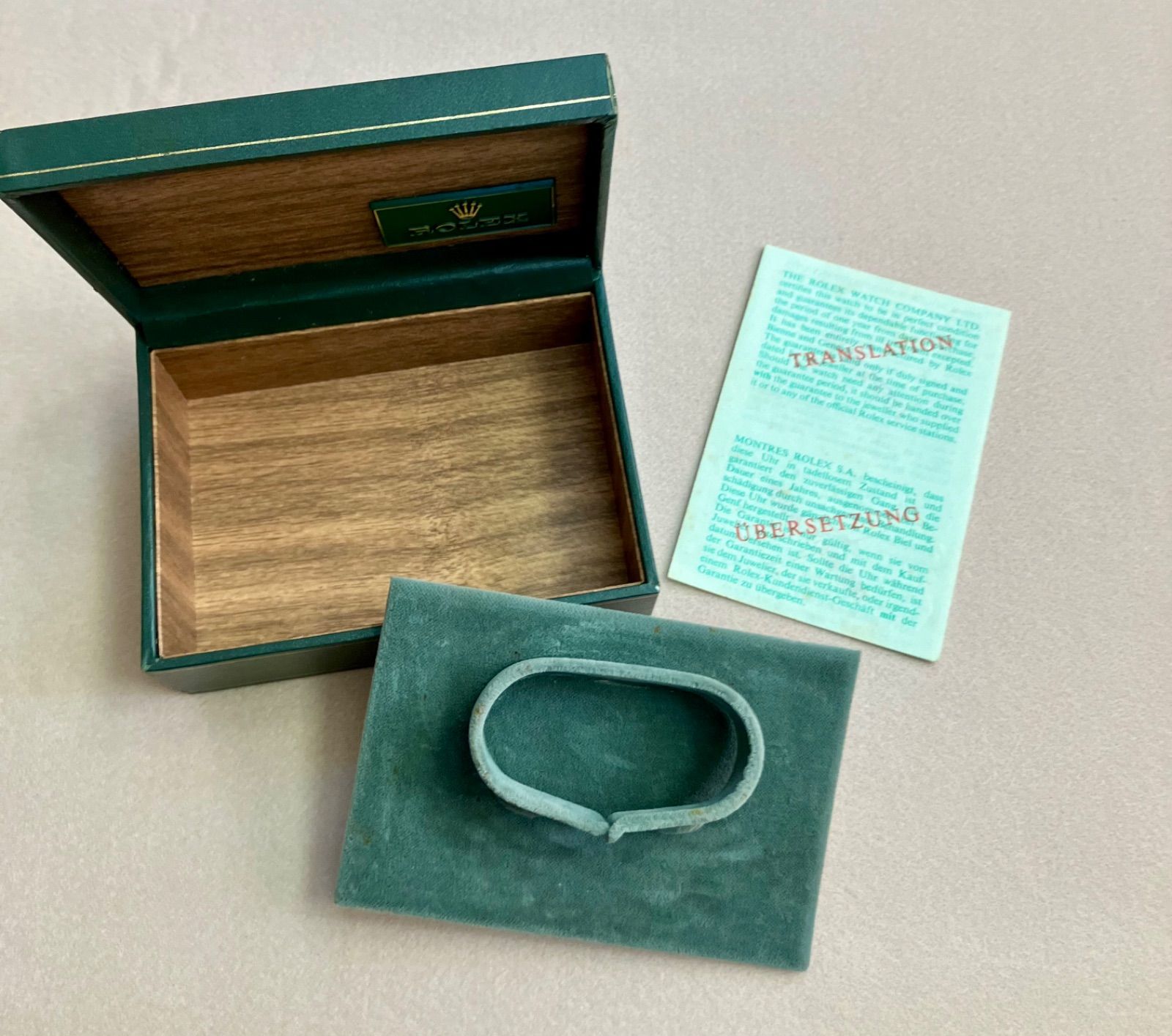 ROLEX サブマリーナ　オイスター　グリーンボックス　空箱 ROLEX 16610 サブマリーナ OYSTER 箱 ロレックス ROLEX