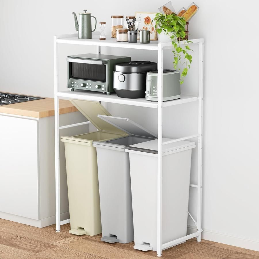 【新品】ゴミ箱上ラック、幅伸縮可・上下調整可、キッチンラック Amazon.co.jp: 【幅伸縮可・上下調整可】ゴミ箱上ラック TKUIN