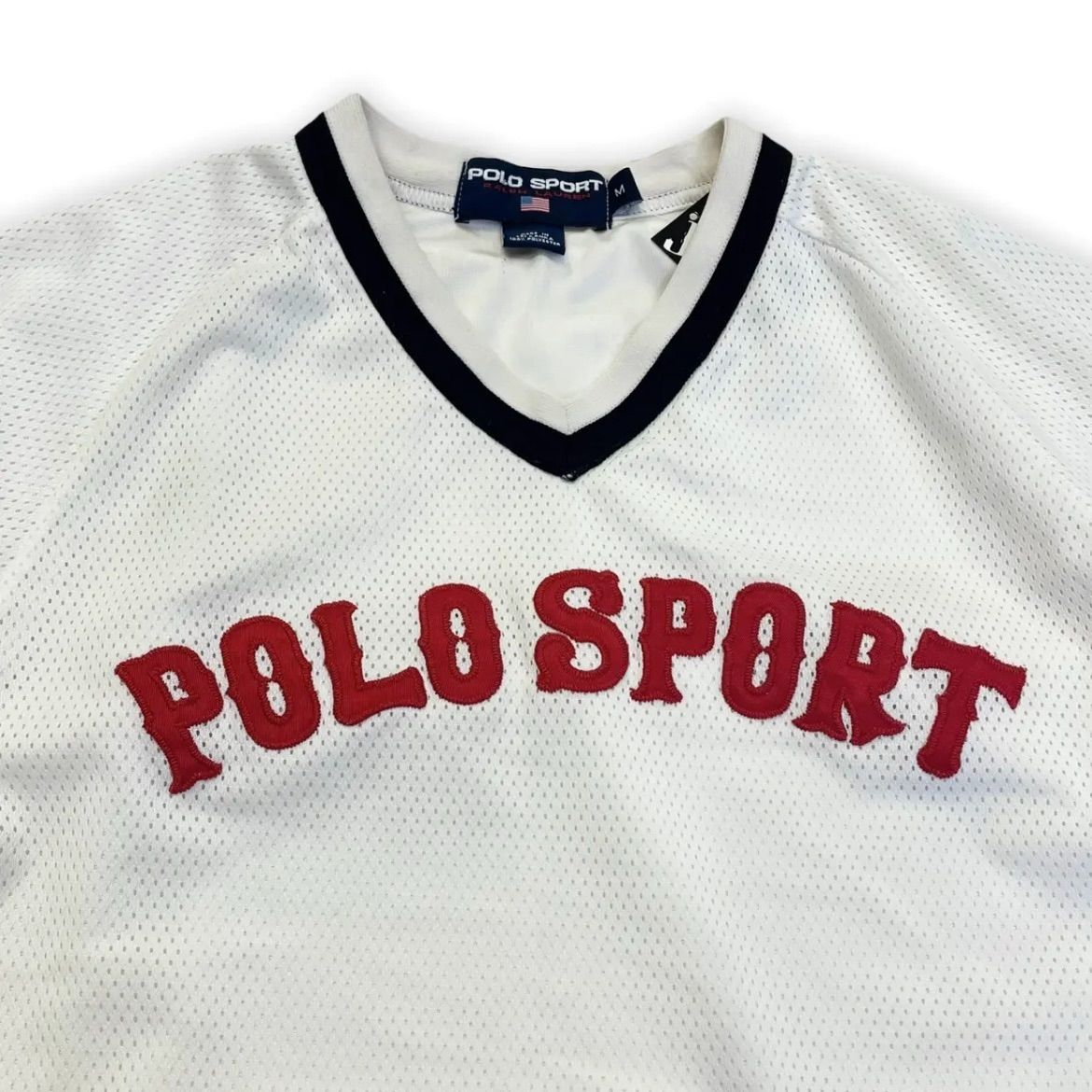 90s POLO SPORT ポロスポーツ メッシュゲームシャツ ラルフ