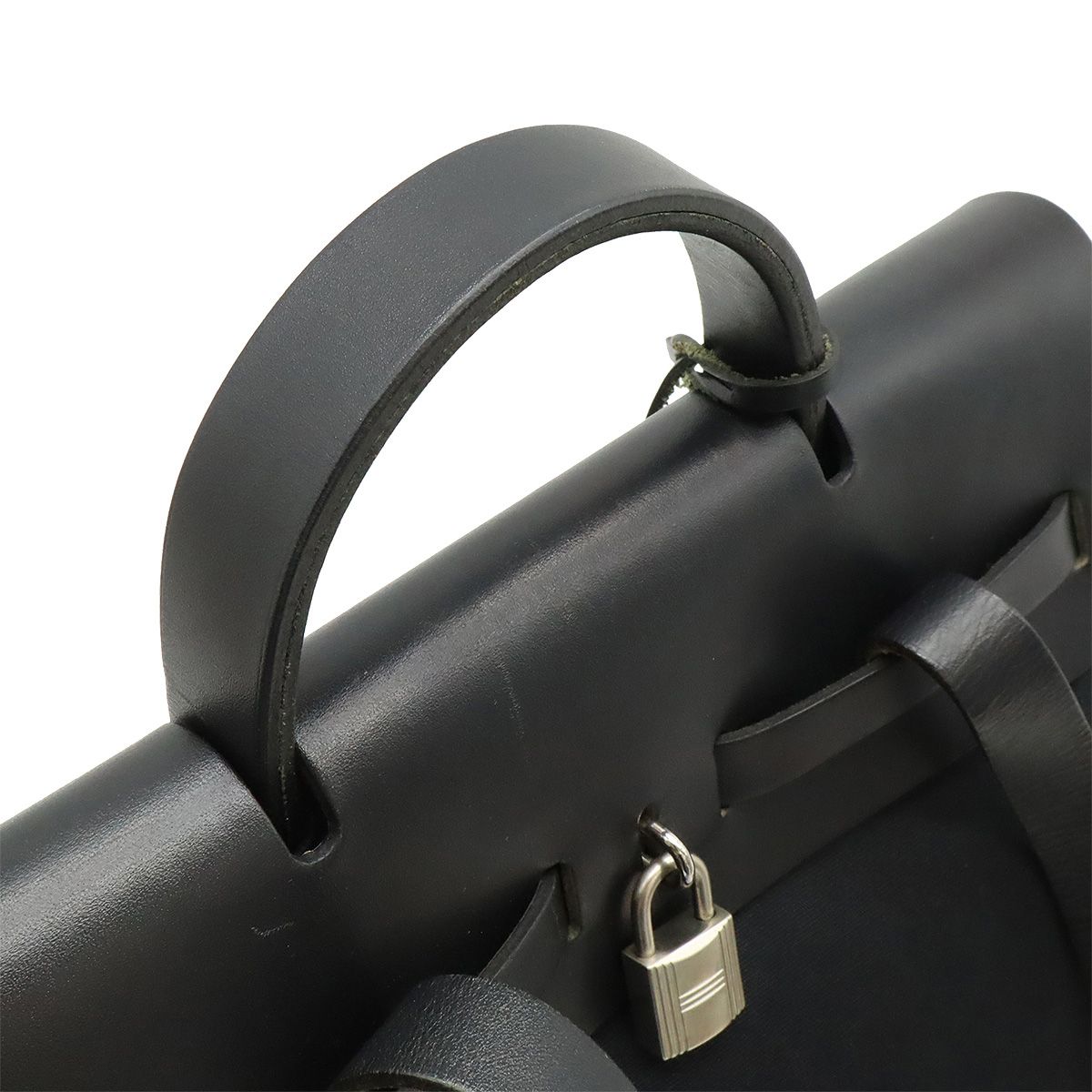 エルメス エールバッグ アドPM リュック バックパック ブラック トワル  