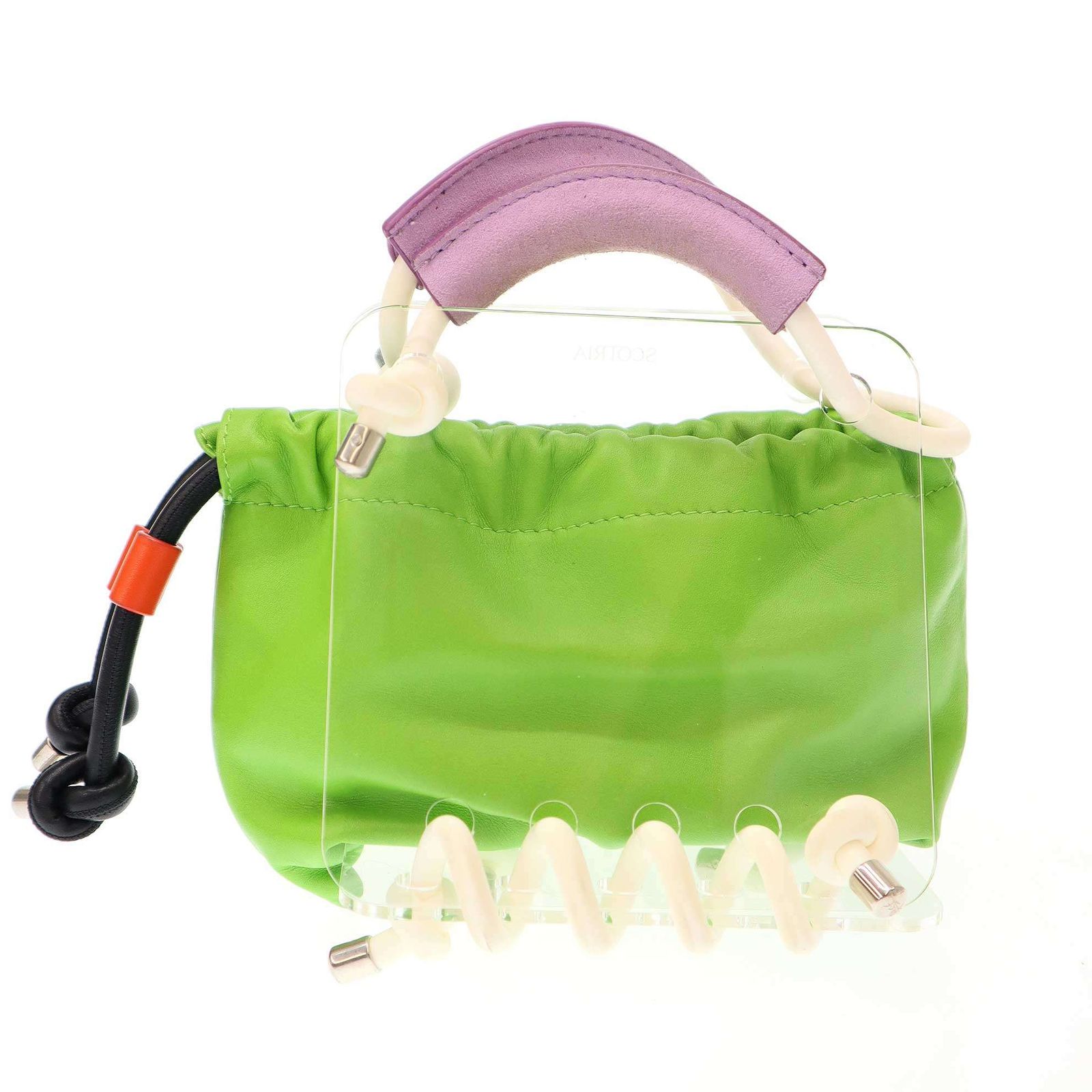SCOTRIA スコトリア BERG BAG PVCハンドバッグ グリーン - メルカリ