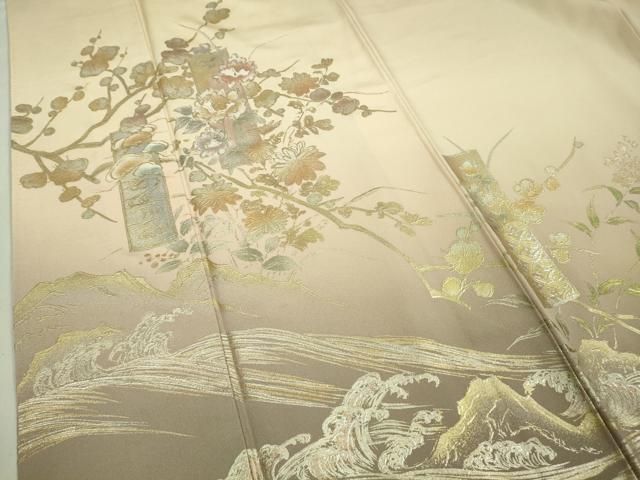 平和屋本店□極上 金彩友禅 卓越技能者・名工・和田光正 訪問着 短冊