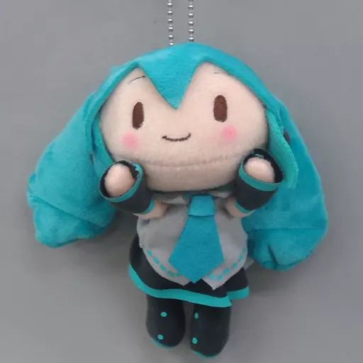 中古】キーホルダー・マスコット(キャラクター) 初音ミク(にっこり