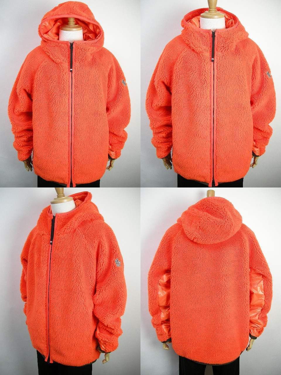 サイズL□新品□モンクレール GRENOBLE フリースジャケット オレンジ