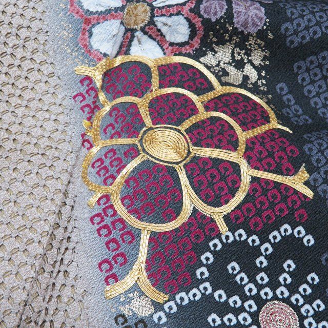 着物 訪問着 付け下げ 袷 汕頭刺繍スワトウ刺繍 トールサイズ 特選