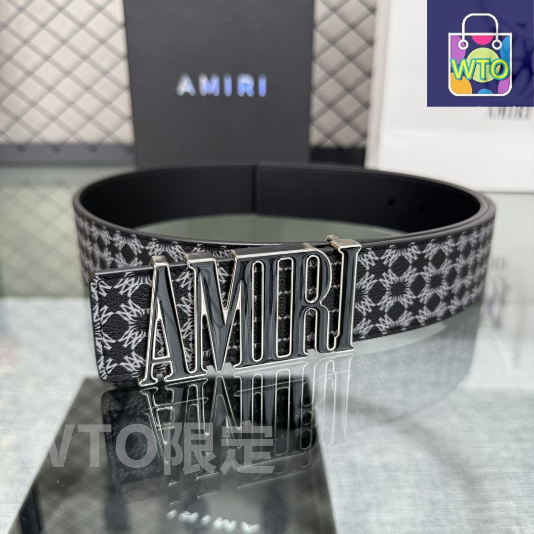 今日特価】AMIRI ダブルフェイスレザーベルト - メルカリ