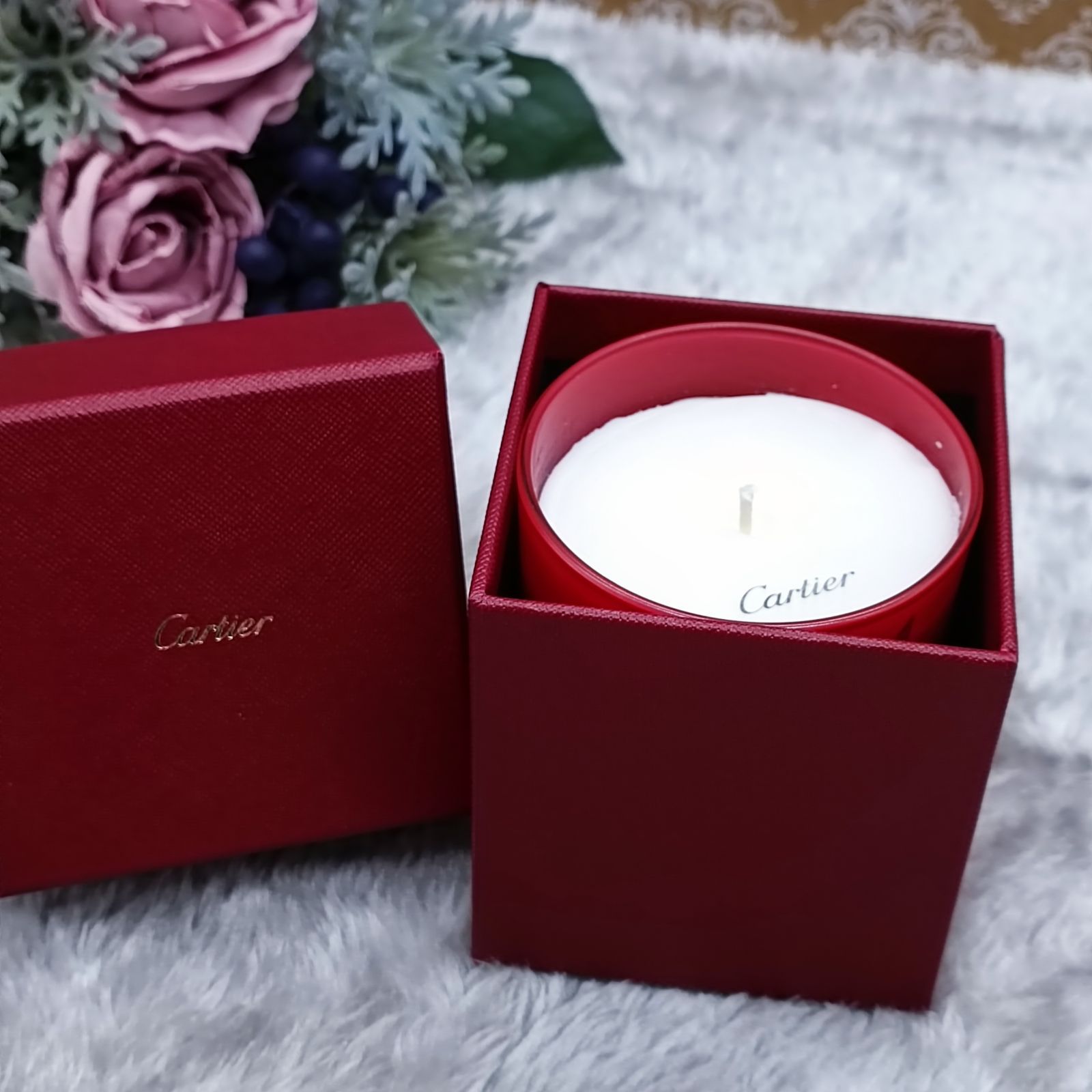 Cartier 》 ☆未使用☆ カルティエ フレグランスキャンドル アロマ