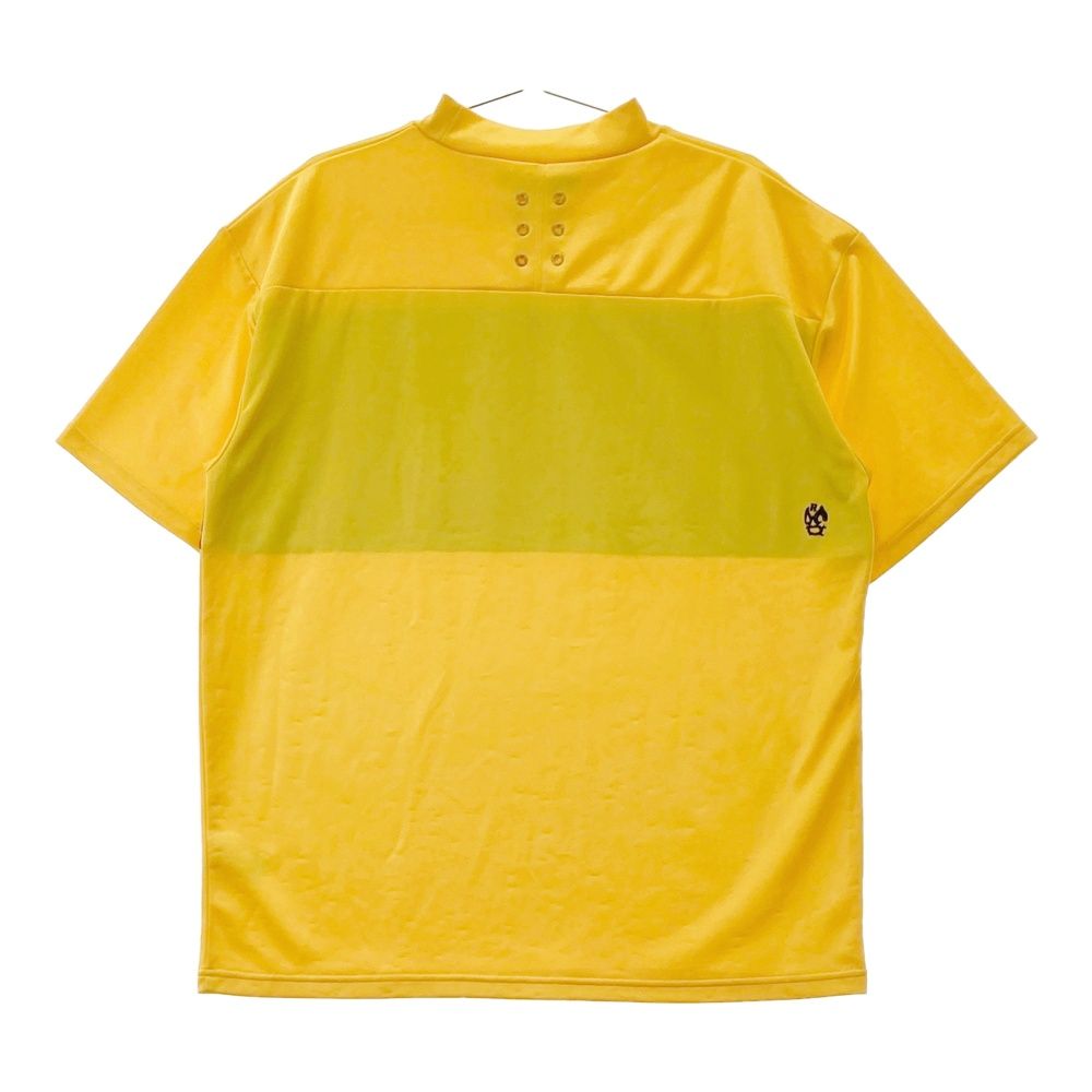 サイズ 4 RUSSELUNO ラッセルノ RS-2210607 ハイネック半袖Tシャツ ルチャ イエロー系 240101424792 ゴルフウェア メンズ ストスト