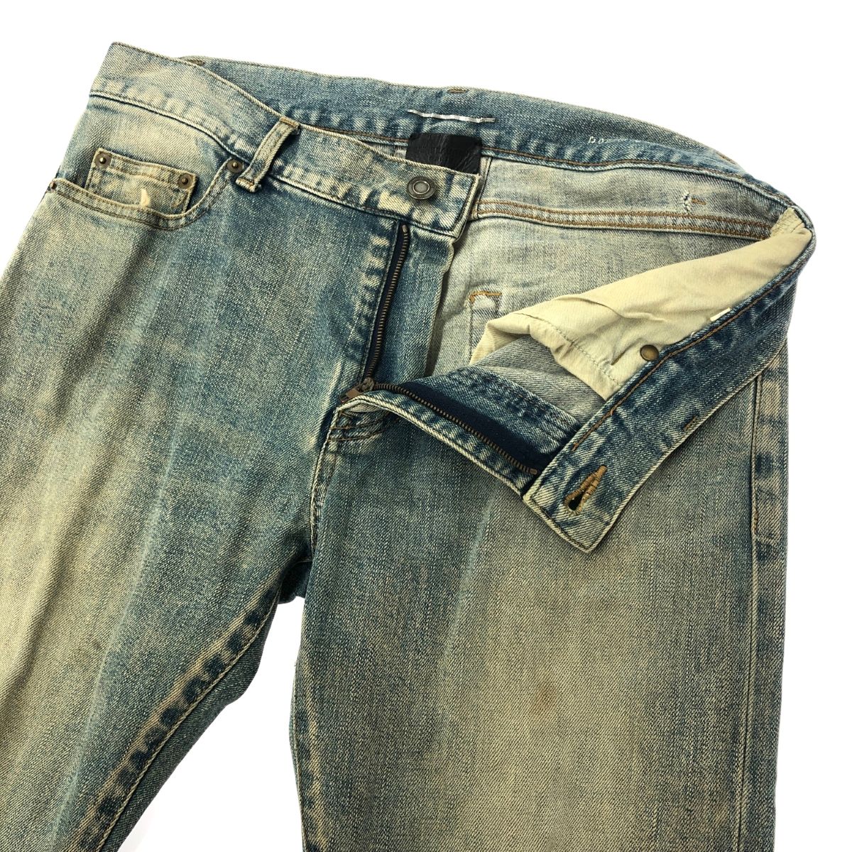 SAINT LAURENT PARIS サンローランパリ ダメージ加工 デニム パンツ 