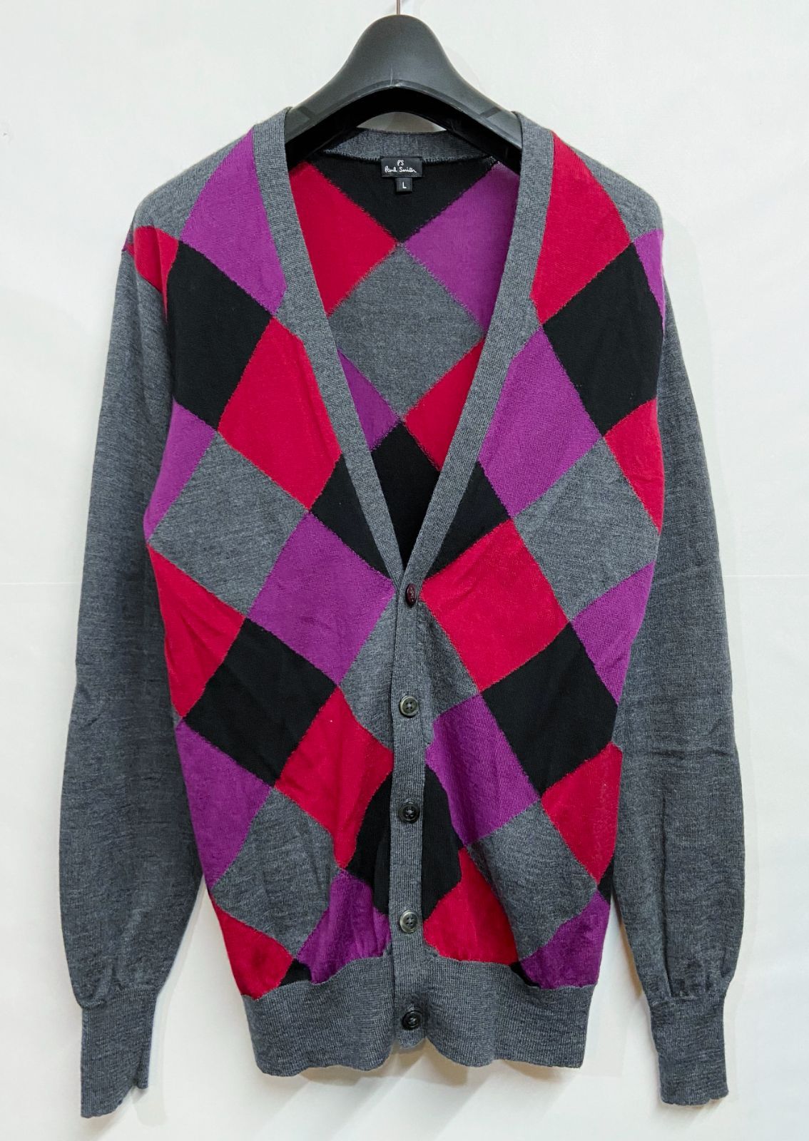 PS Paul Smith|ポールスミス アーガイル チェック ニット PS Paul Smith|ポールスミス アーガイル チェック ニット