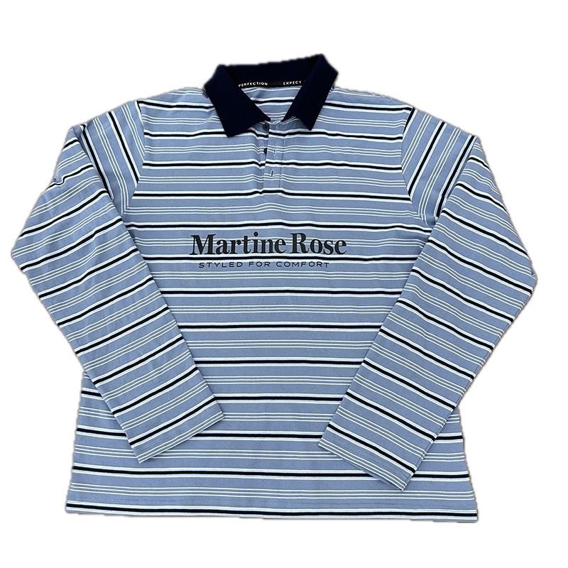 MARTINE ROSE Print Cotton Jersey Polo - メルカリ