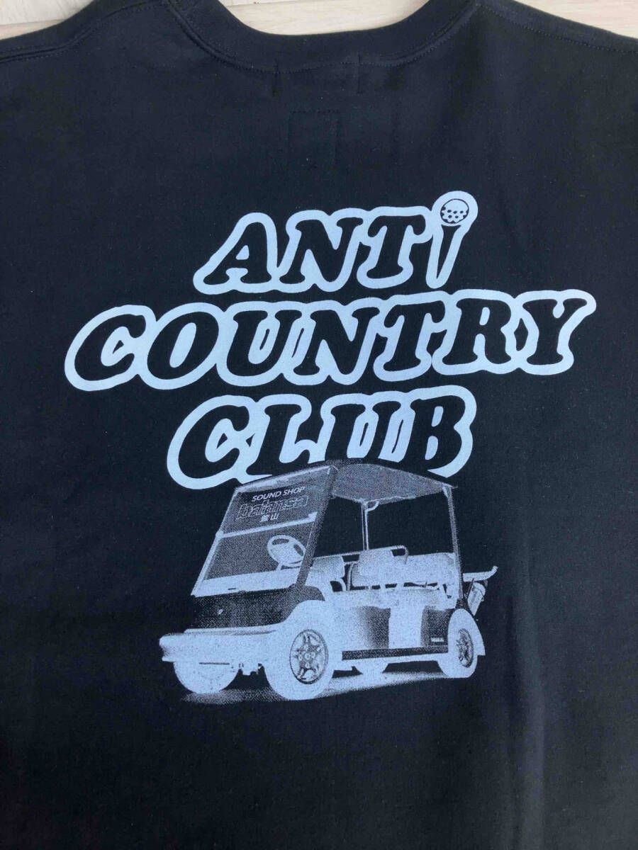 ANTi COUNTRY CLUB x balansa スウェット ブラック ANTi COUNTRY CLUB × SOUND SHOP balansa アンチカントリー