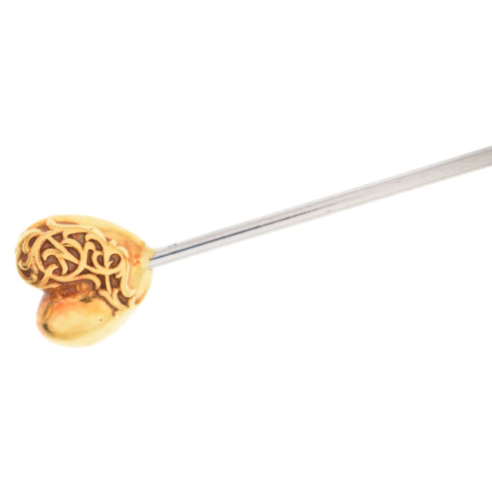 CHROME HEARTS (クロムハーツ) 22K HEART STICK LAPEL PIN/ 22Kハート