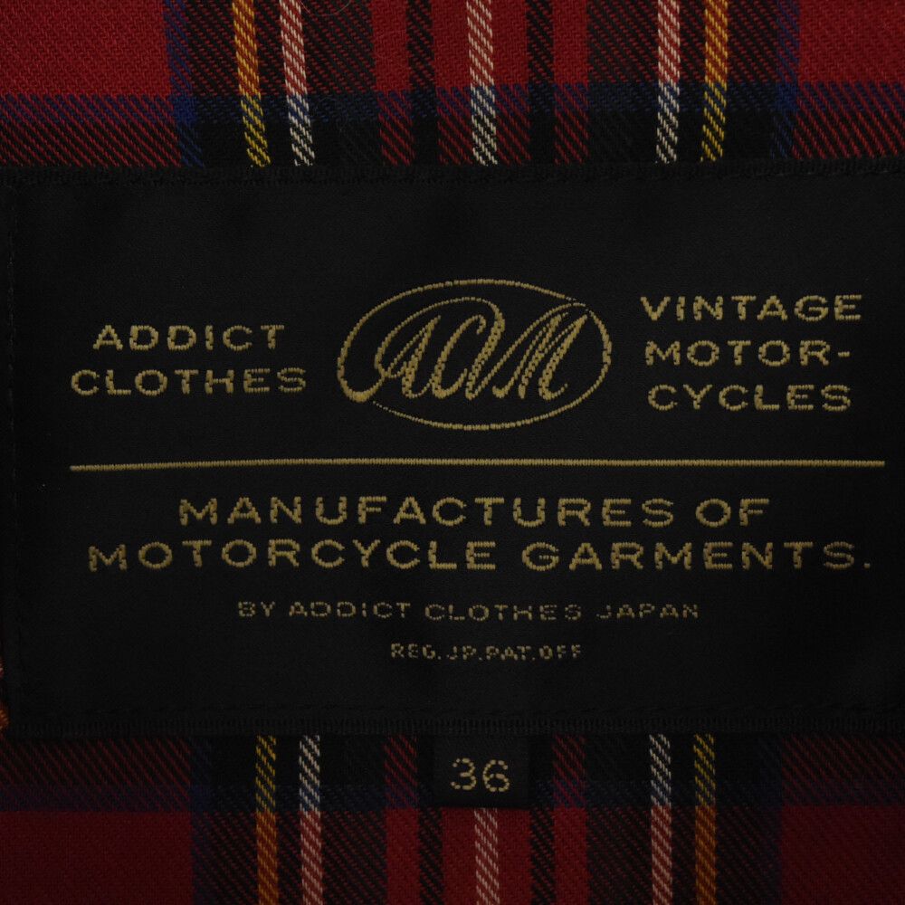 addict clothes アディクトクローズ　ハリントンジャケット　36 addict clothes アディクトクローズ ハリントンジャケット 36