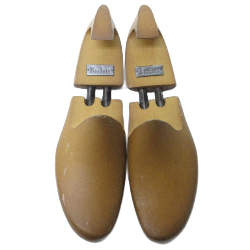 ベルルッティ Berluti シューツリー 木製シューキーパー シューズケア メンズシューズ 6 約24.5 cm 茶 ブラウン IBO 79