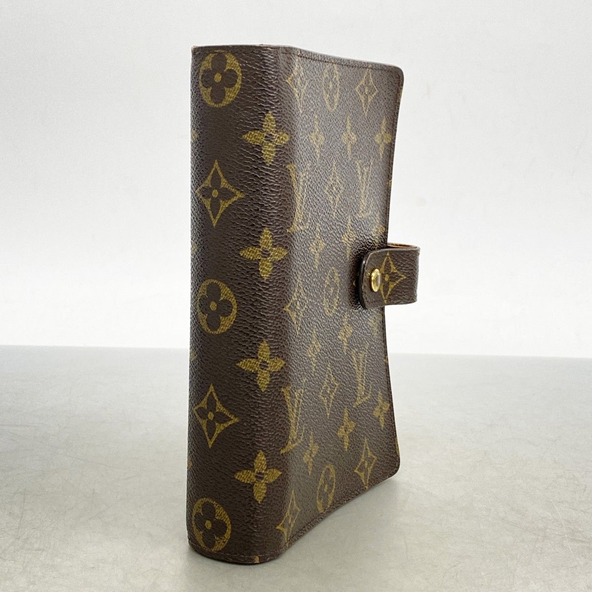 5ic2806 ルイヴィトン 手帳カバー モノグラム アジェンダMM R20105 ブラウン メンズ レディース ユニセックス