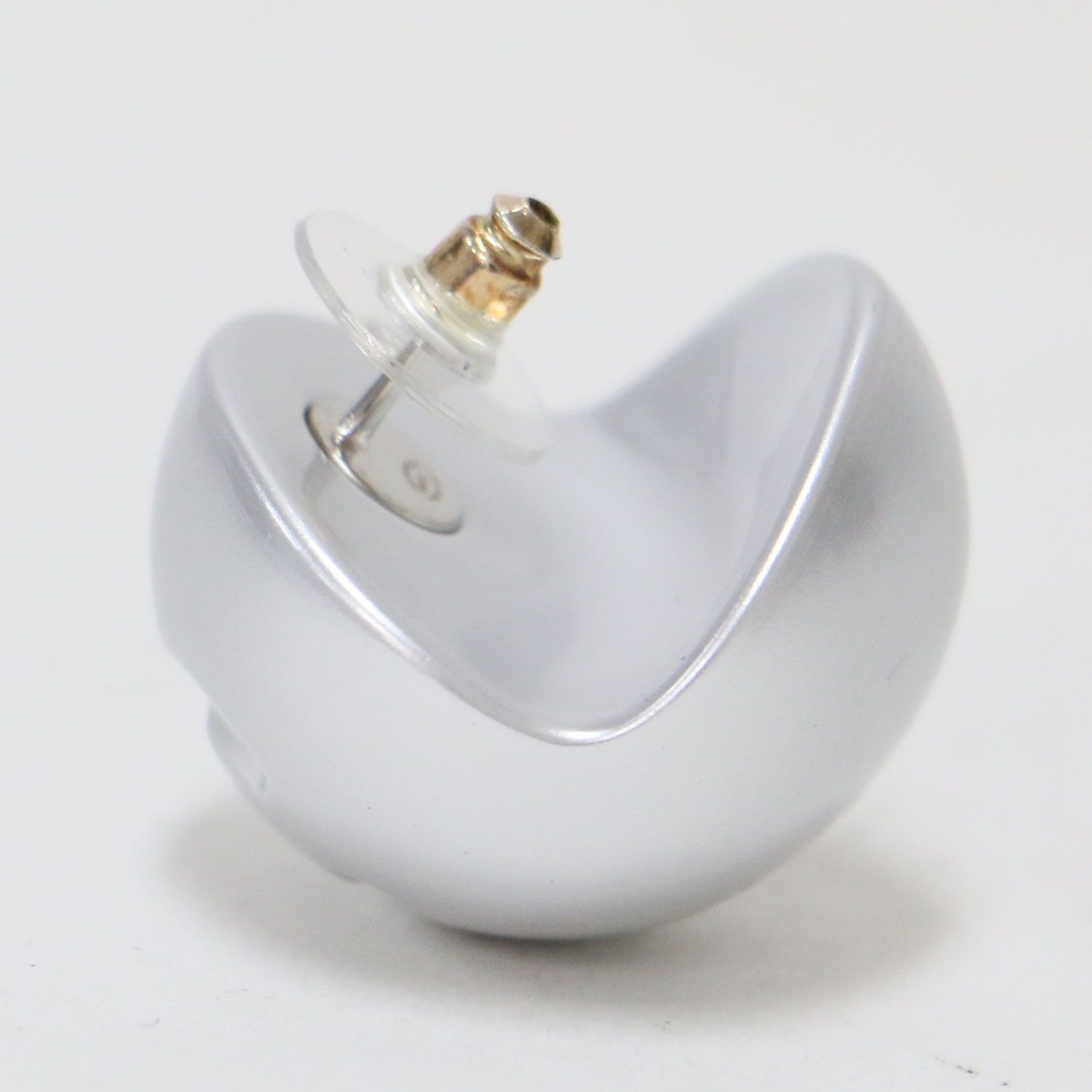 美品】CHANEL シャネル ピアス シルバー ホワイト / 25春夏 ココマーク  