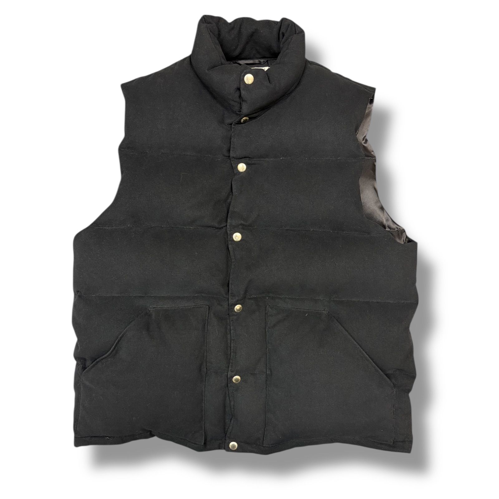 参考上代46200円 COOTIE PRODUCTIONS 21AW Fake Suede Down Vest フェイクスウェード ダウンベスト クーティープロダクションズ CTE-21A213 ブラック M 495M3