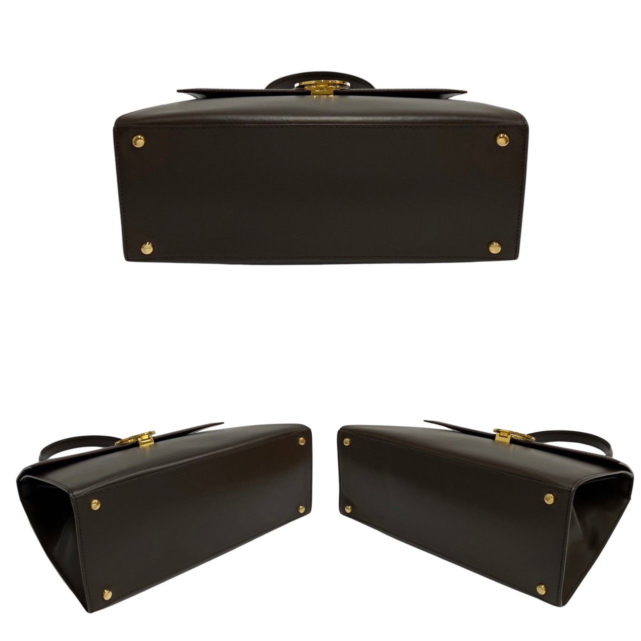 未使用保管品 保存袋付 CELINE セリーヌ サークルロゴ 金具 レザー 2way ショルダーバッグ ハンドバッグ ミニ トートバッグ ブラウン 78911 未使用保管品 保存袋付 CELINE セリーヌ サークルロゴ 金具 レザー