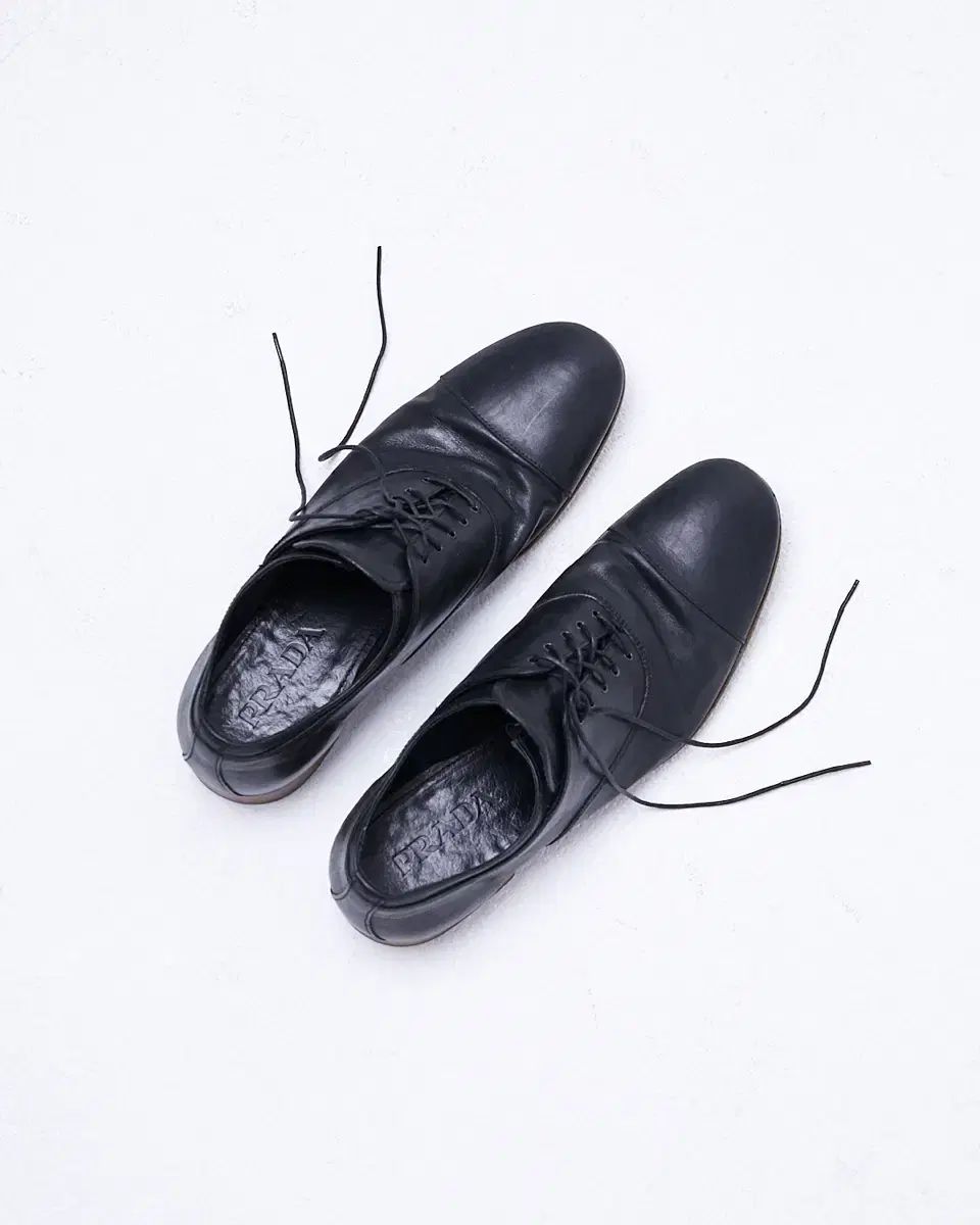 希少】PRADA プラダ レース ダービーシューズ ウイングチップ 厚底