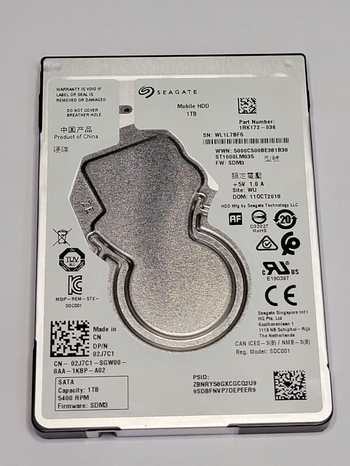 Western Digital WD5000AACS-00ZUB0 - 500GB 7.2K RPM SATA 3.5