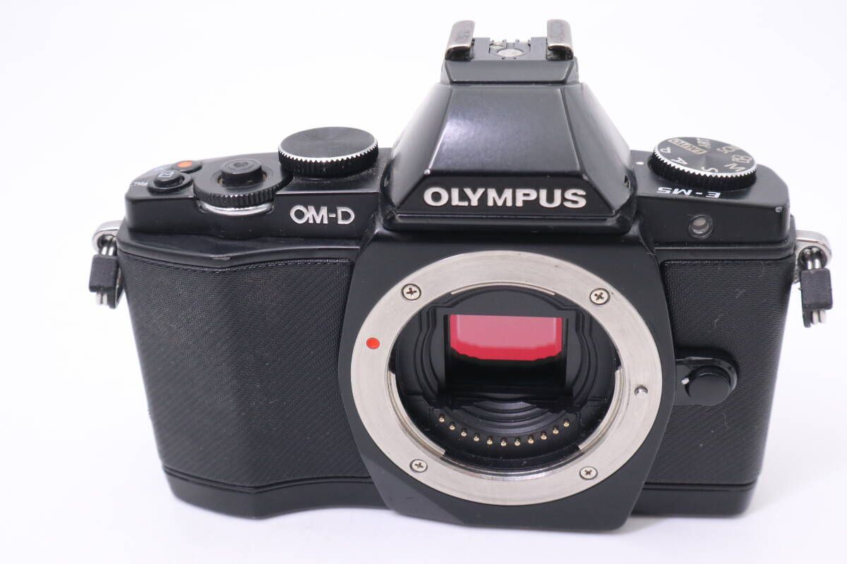 OLYMPUS OM-D E-M5＋M.ZUIKO DIGITAL 14-42mm f3.5-5.6 II R オリンパス ミラーレスカメラ シルバー f10031