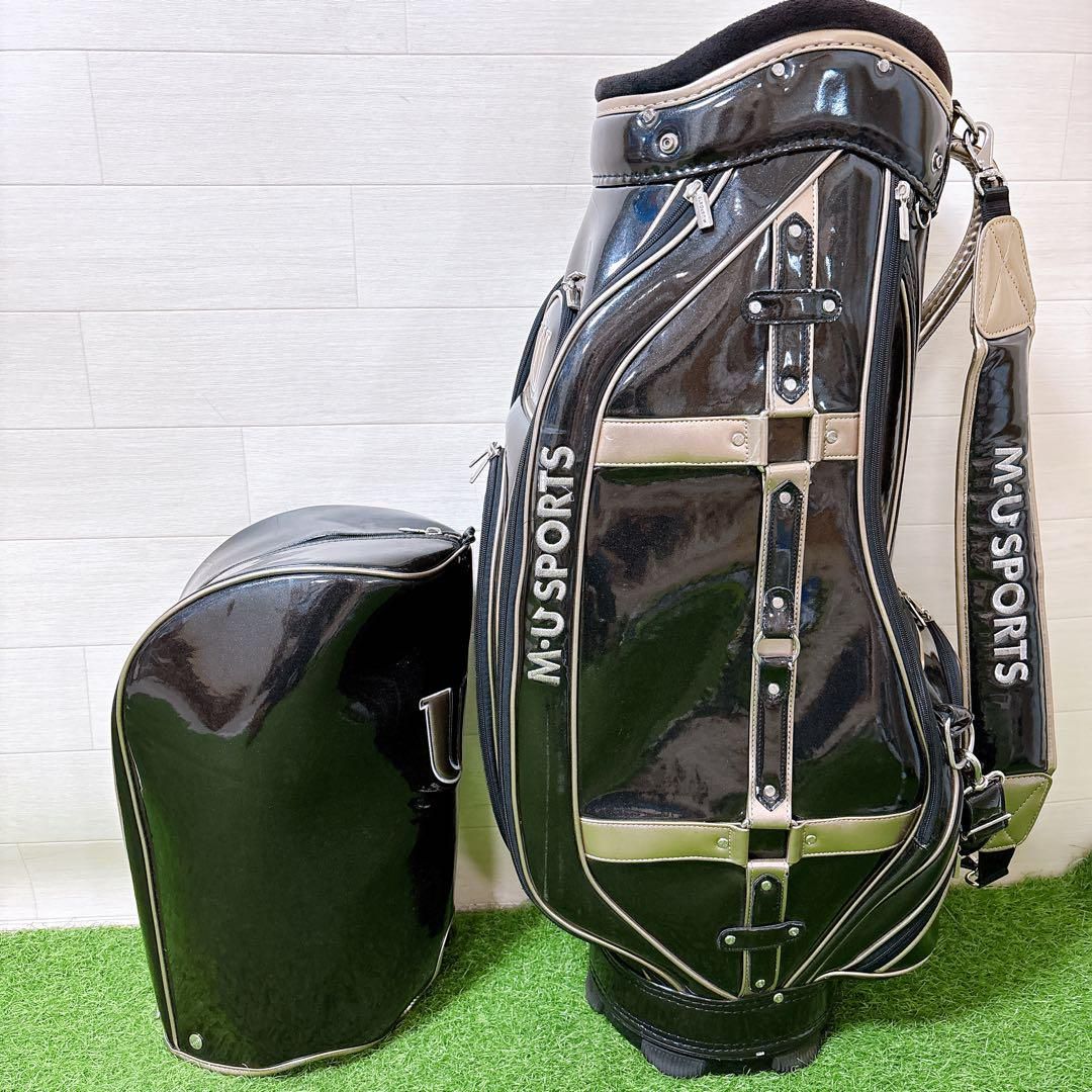 ミエコウエサコ　エムユースポーツ　ゴルフクラブケース　キャディーバッグ　3点式 ミエコウエサコ エムユースポーツ ゴルフクラブケース