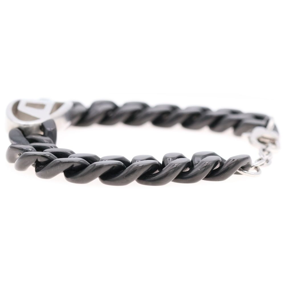 DIESEL (ディーゼル) Stainless Steel Chain Bracelet オーバル