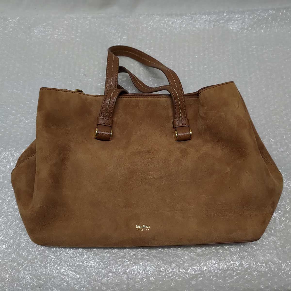 【未使用】Max Mara マックスマーラ 2way トートバッグ ショルダーバッグ 羊革 イタリア製 14-51-63283 レディース